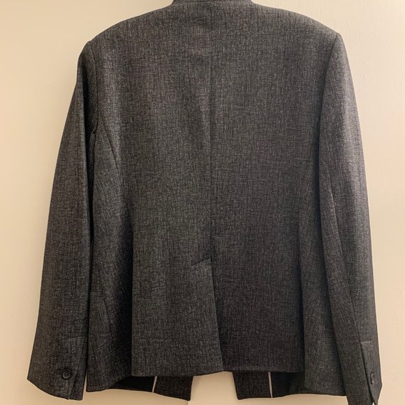 Banana Republic Factory grey notch collar blazer - Picture 2 of 5